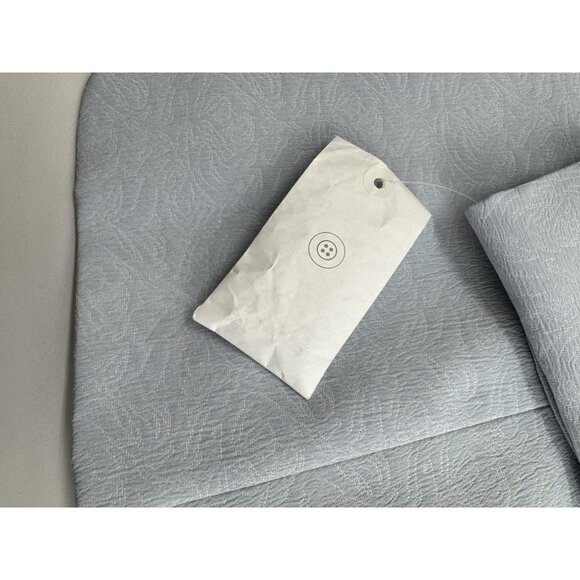 Liz Claiborne Suit 16 Jacket Skirt 2 pc Set Blue Tint Jacquard NEW READ - Picture 8 of 12